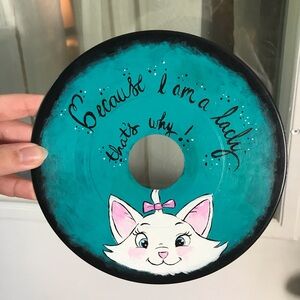 Handpainted record art
